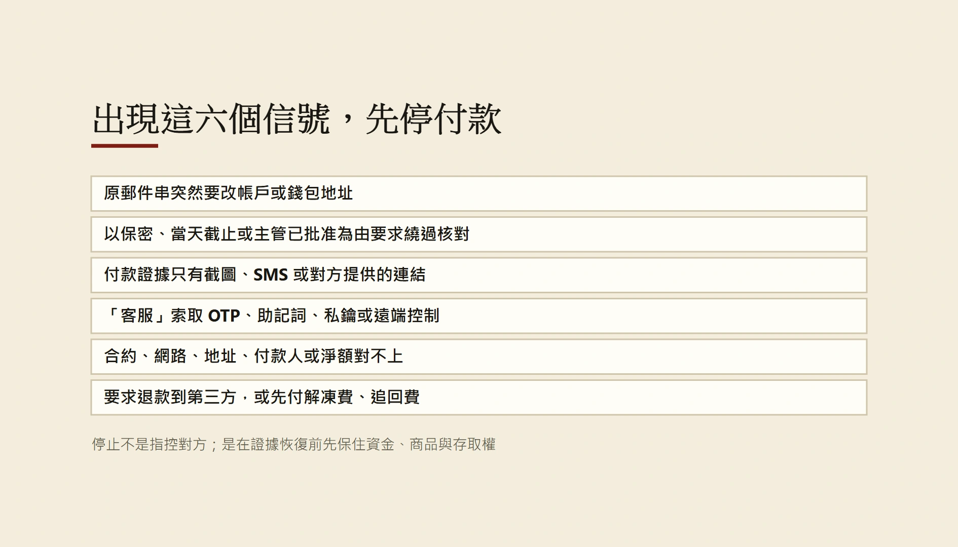 USDT 與跨境收款詐騙：假付款、BEC、釣魚、地址投毒
